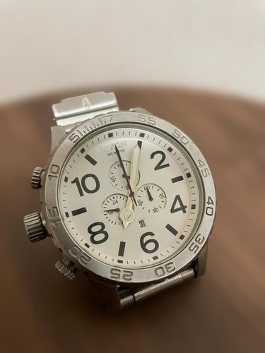 Nixon chronograph watch - watch, silver
