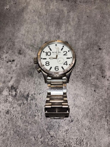 Nixon chrono silver - nixon, chrono・