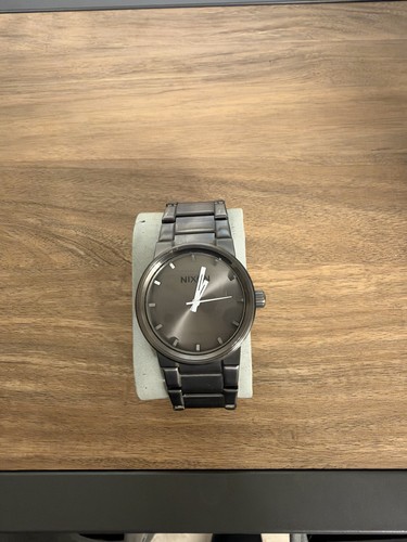 Nixon gun metal watch - nixon""gun,