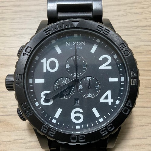 Nixon black chronograph - nixon,