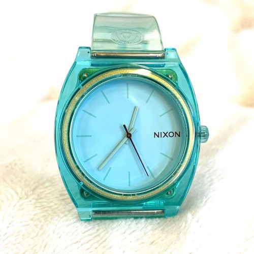 Nixon timeteller clear green - timeteller, p