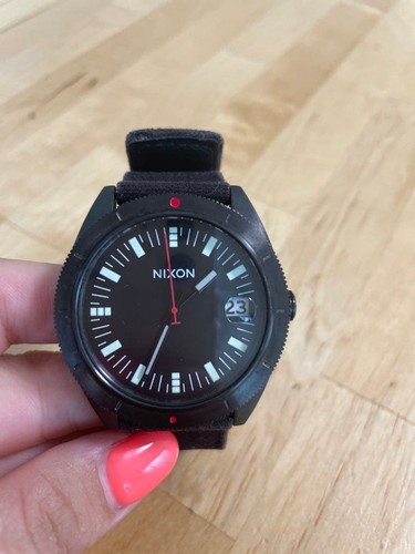 Nixon watch console black - console,