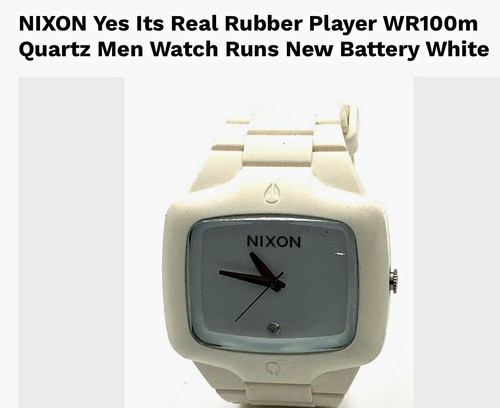 Nixon the rubber - nixon,